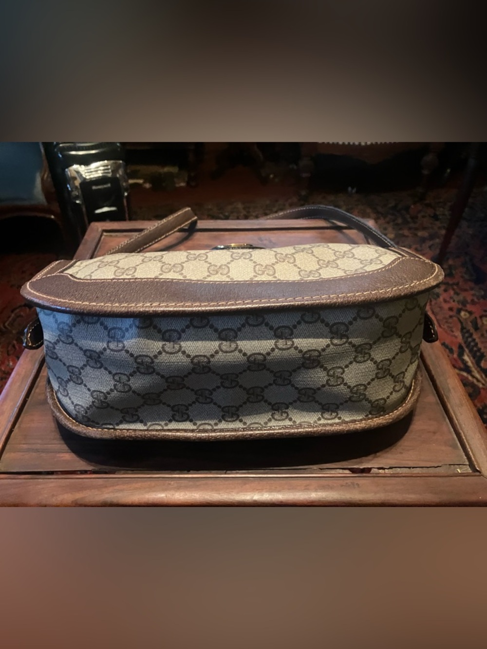 Gucci Vintage supreme monogram half moon shoulder bag - Picture 6 of 10